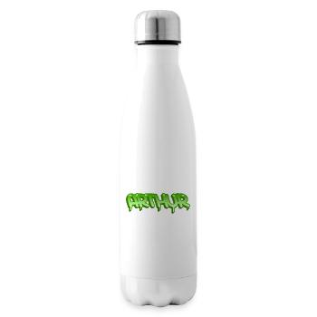 Graffiti Name Arthur - Insulated Water Bottle - white - Right