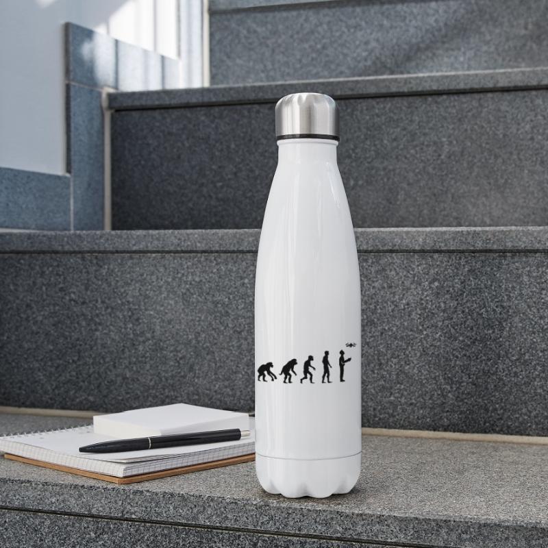 Drone Pilot Evolution Development Funny Design Insulated Water Bottle