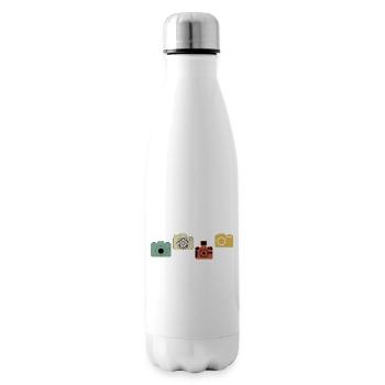 Vintage-Retro-Kamera - Isolierflasche - Weiß - Rechts