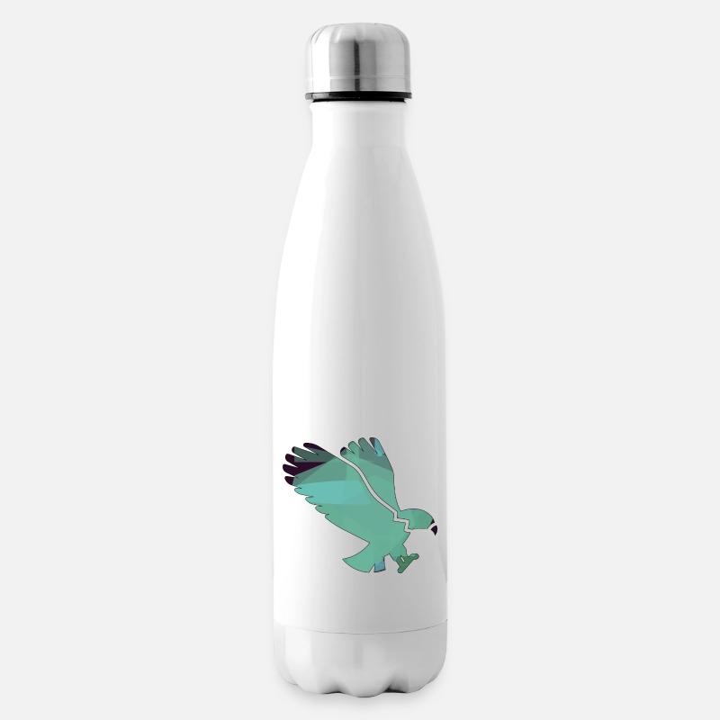 Adler - Isolierflasche - Weiß