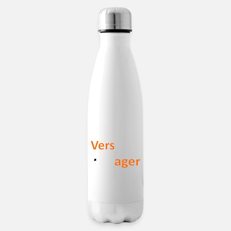 Versand und Lager - Versager-Arbeit Humor Vers.3 - Isolierflasche - Weiß