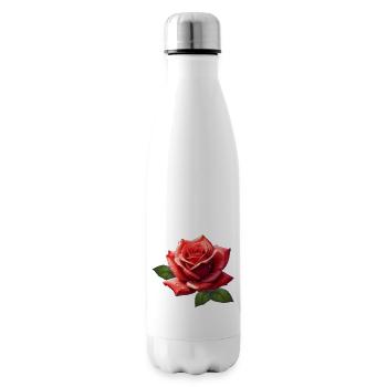 rose - Insulated Water Bottle - white - Right