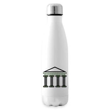 griechisches antikes gebäude - Isolierflasche - Weiß - Rechts