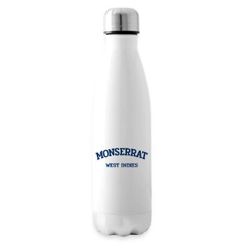 Monserrat - Plymouth - Caribbean - West Indies - Insulated Water Bottle - white - Right