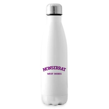 Monserrat - Plymouth - Caraïbes - Antilles - Bouteille isotherme - blanc - Droite