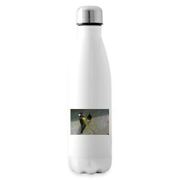 Great Tit Feeding Chicks - Insulated Water Bottle - white - Right