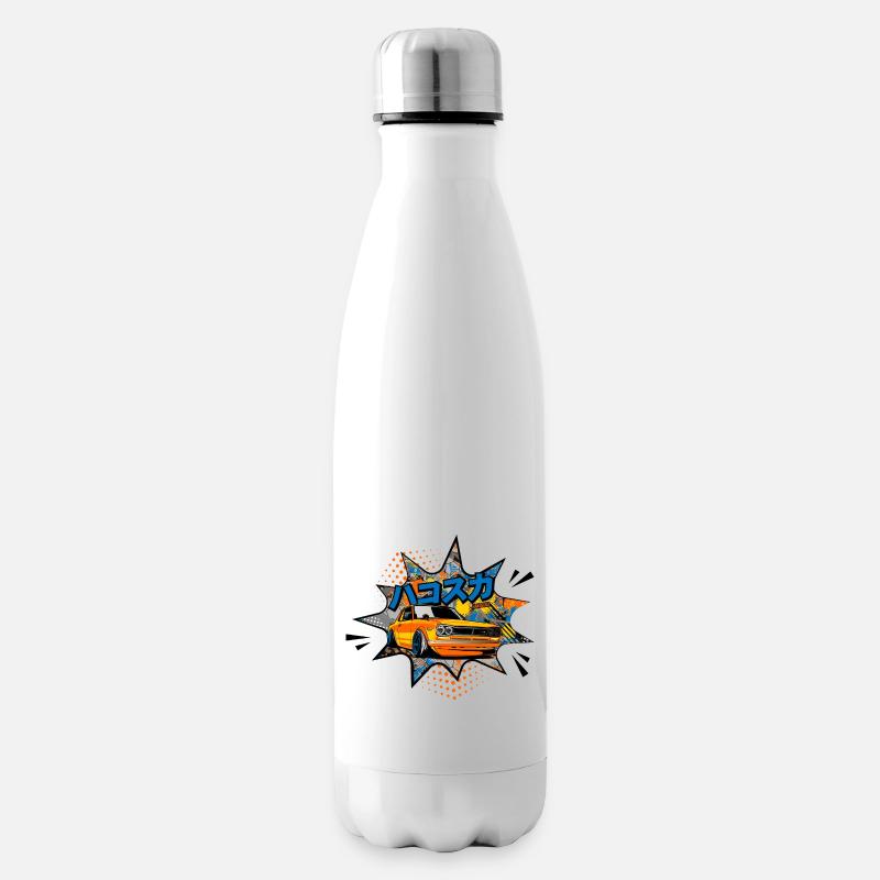 GTR Oldschool - Bouteille isotherme - blanc