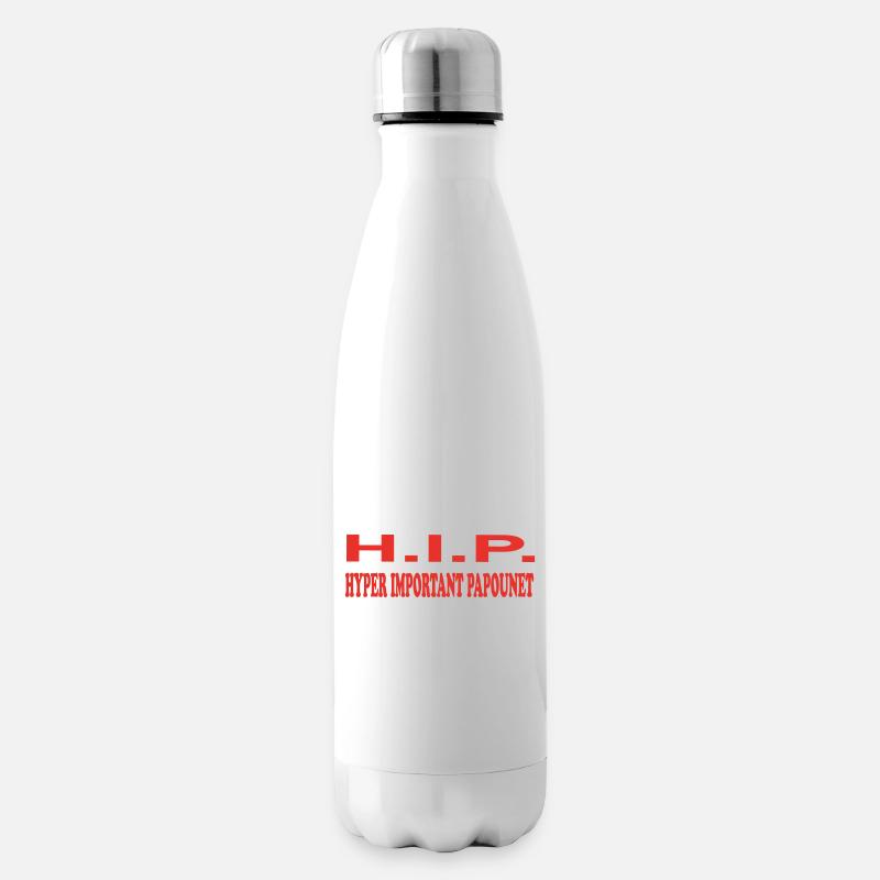 HYPER IMPORTANT PAPOUNET - Bouteille isotherme - blanc