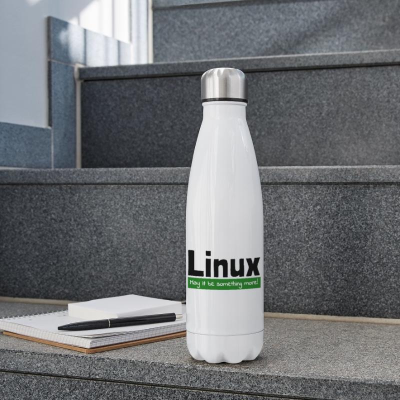 Linux Computer Computerarbeit witzige Sprüche Nerd Isolierflasche