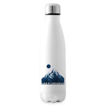 Die Pyrenäen - Geschenkidee - Isolierflasche - Weiß - Rechts