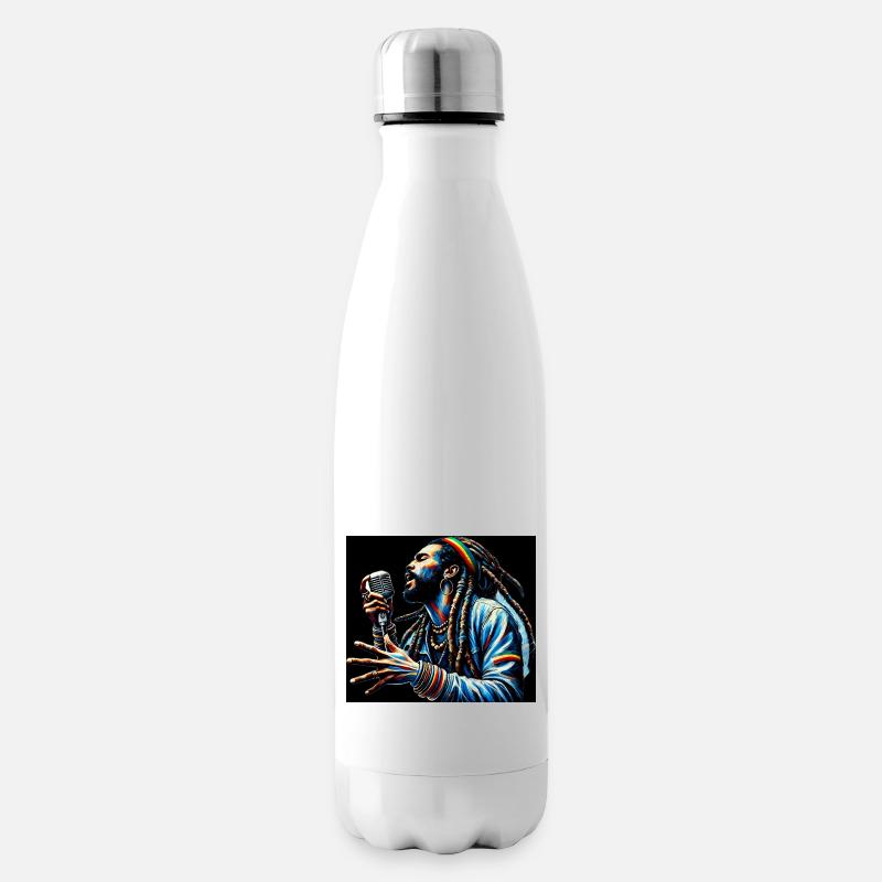 Dreadlock Vibes - Isolierflasche - Weiß