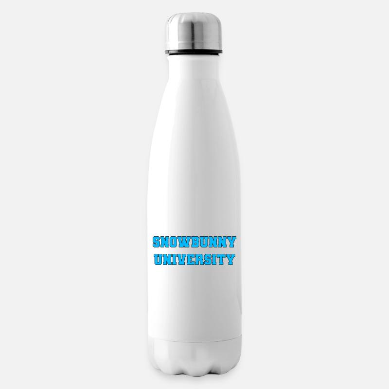 Snowbunny University - Insulated Water Bottle - white