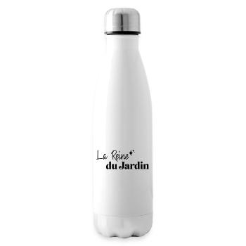 Reine du jardin - Bouteille isotherme - blanc - Droite