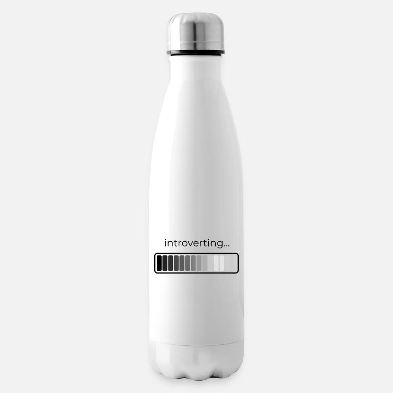 introvertierte Belastung - Isolierflasche - Weiß