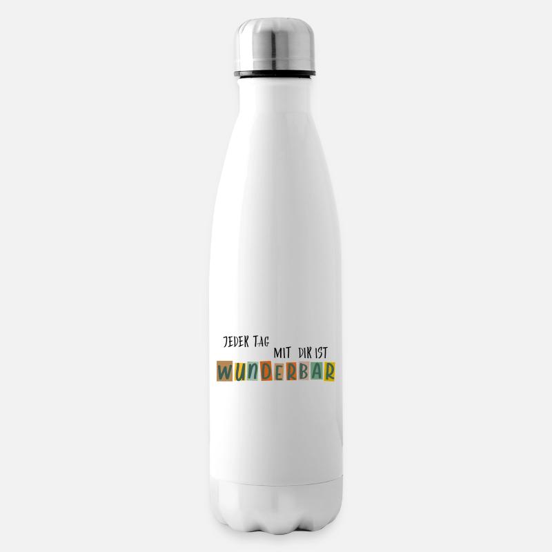 Wunderbar  - Isolierflasche - Weiß