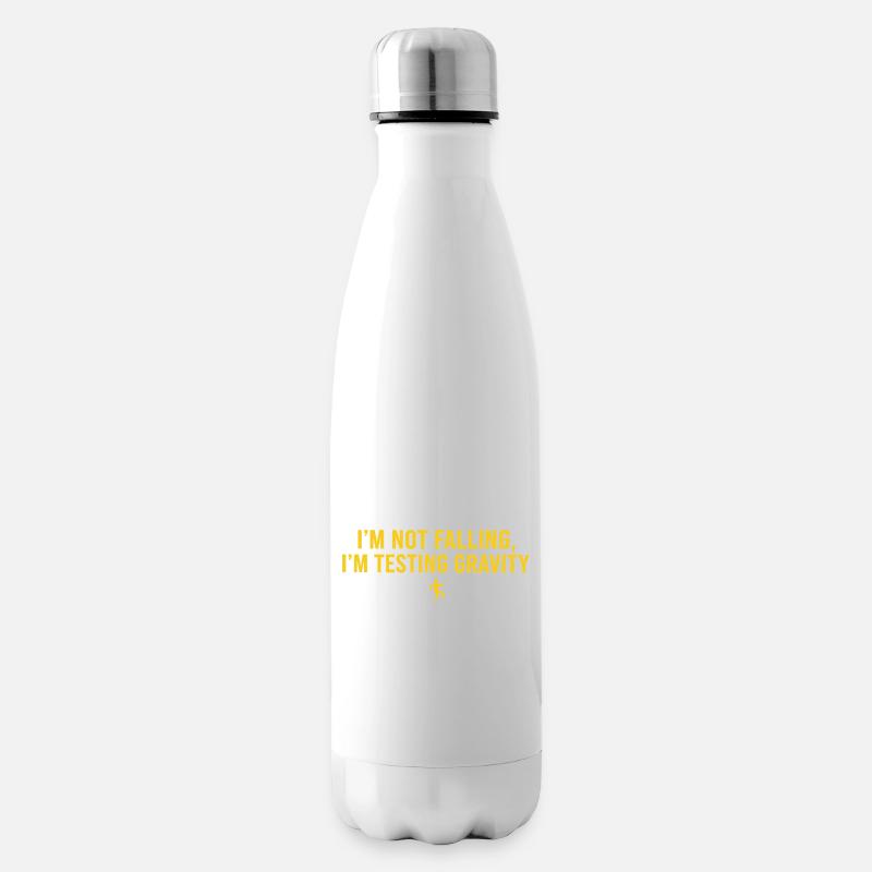 Falling down funny - Insulated Water Bottle - white
