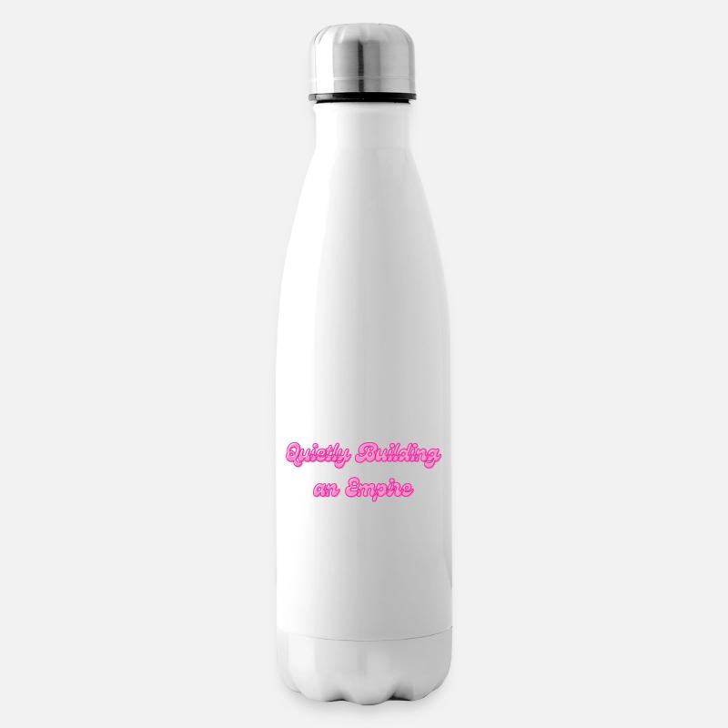 Leise ein Imperium aufbauen - Isolierflasche - Weiß