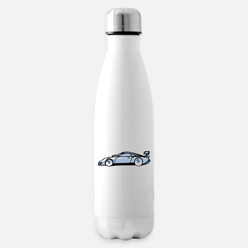 Sport Car - Isolierflasche - Weiß