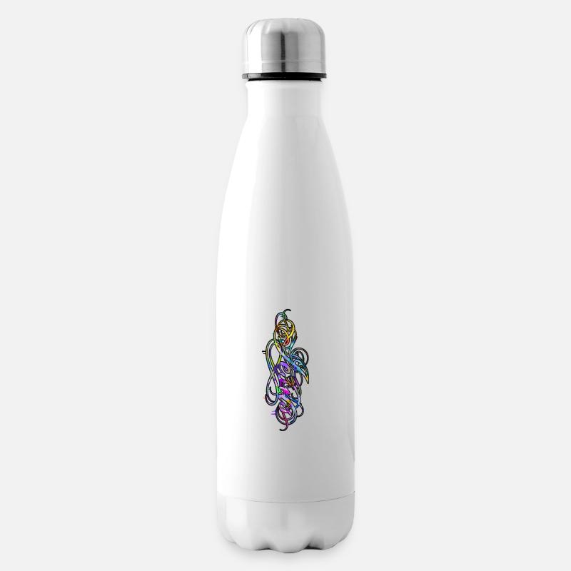 Calligraphie Jesus Graffiti - Bouteille isotherme - blanc
