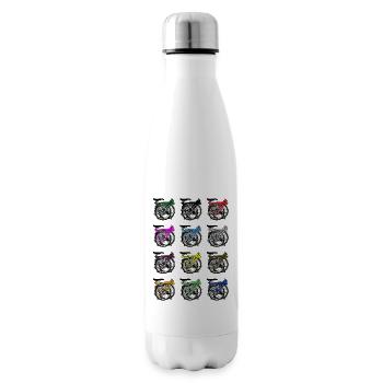 Brompton Bicycle Folded - Insulated Water Bottle - white - Right