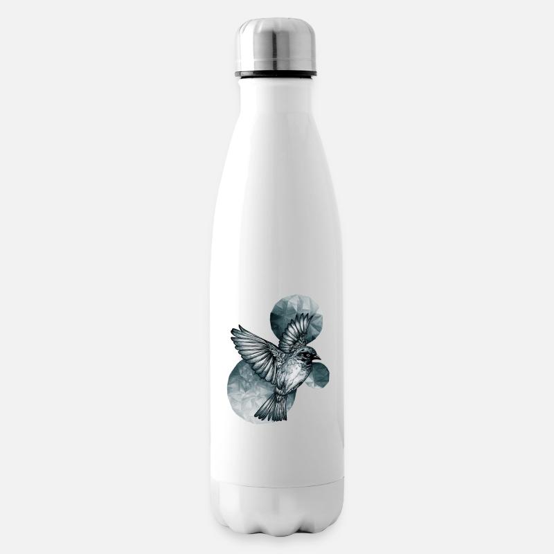 Dark Bird - Bouteille isotherme - blanc