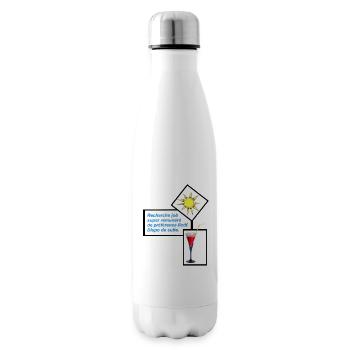 Recherche job ... de préférence fictif. - Bouteille isotherme - blanc - Droite