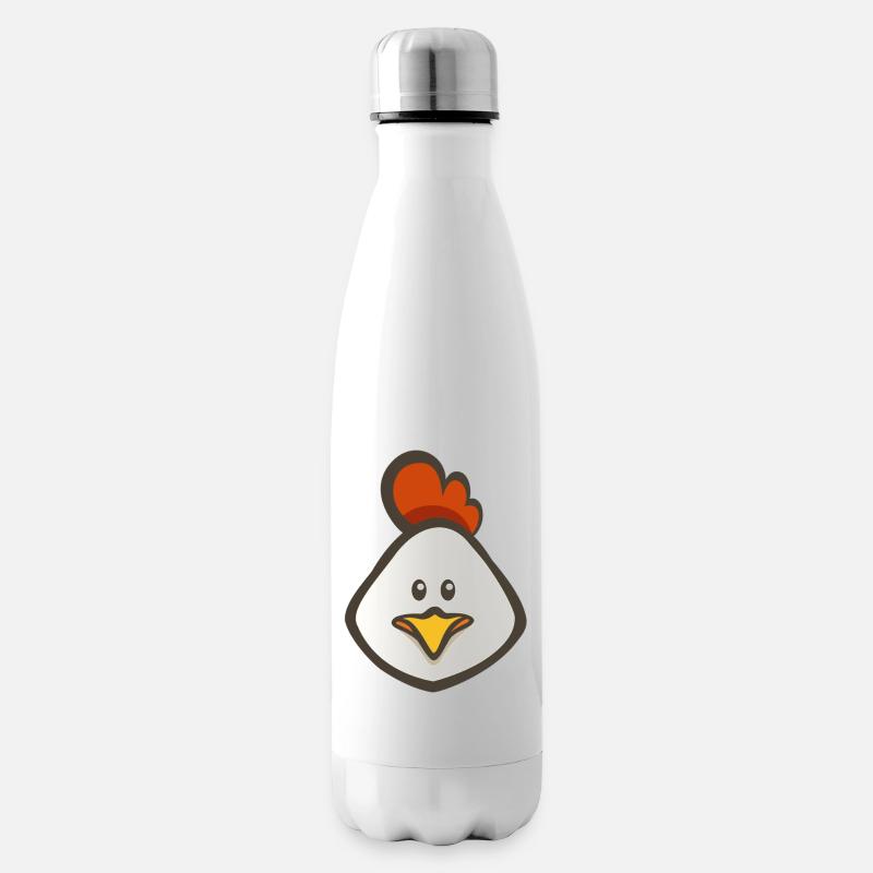 hen - Bouteille isotherme - blanc