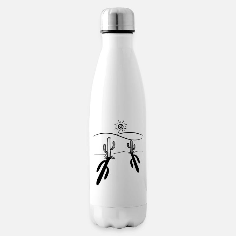 cactus - Insulated Water Bottle - white