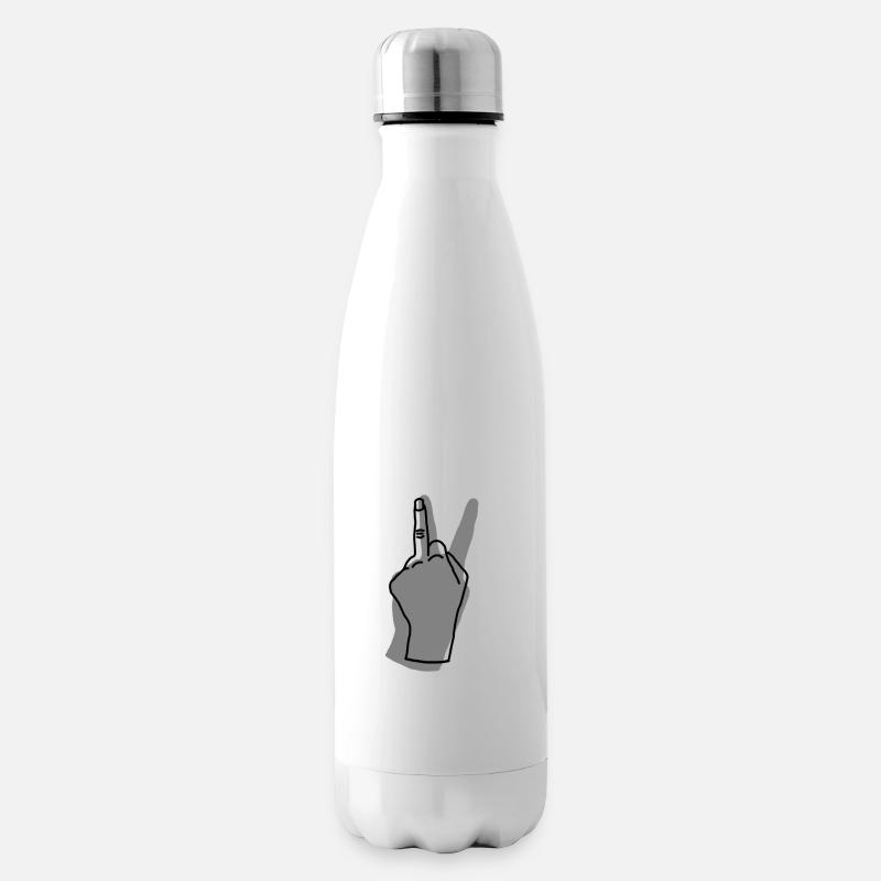paix gris - Bouteille isotherme - blanc