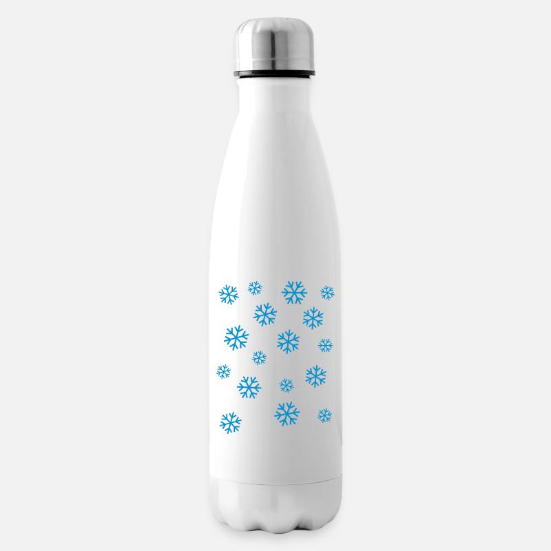 neige - Bouteille isotherme - blanc