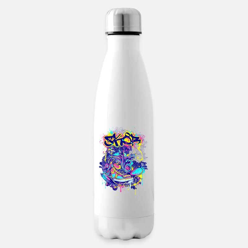 Skater SK8 - Bouteille isotherme - blanc