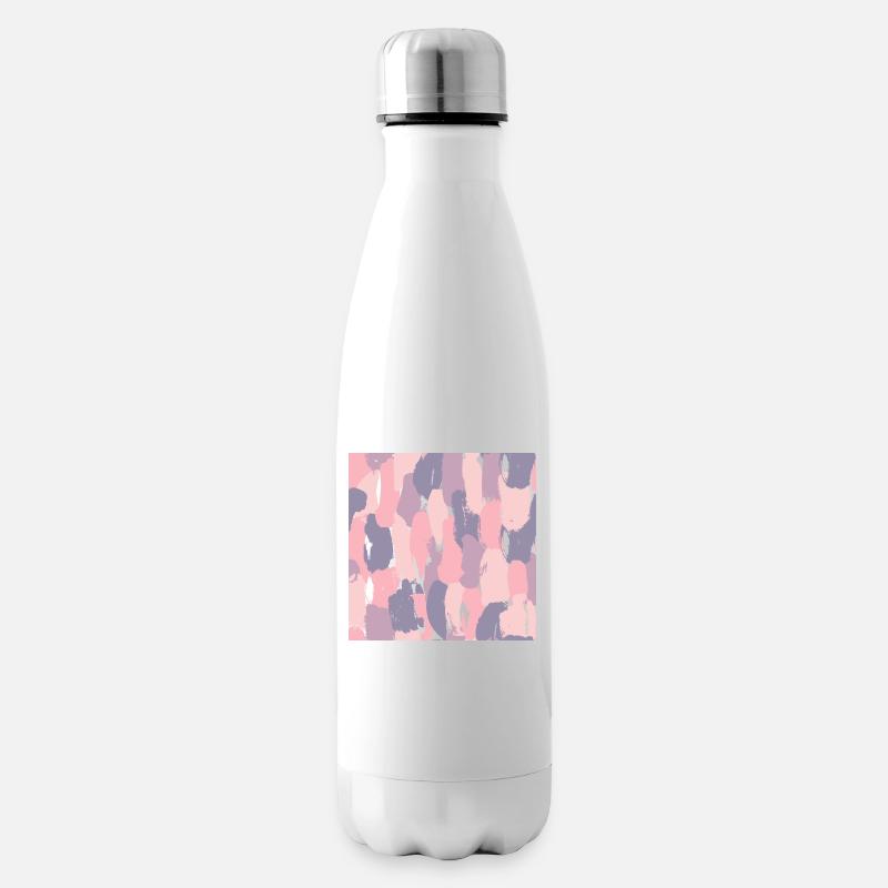 Bunter abstrakter Hintergrund - Isolierflasche - Weiß