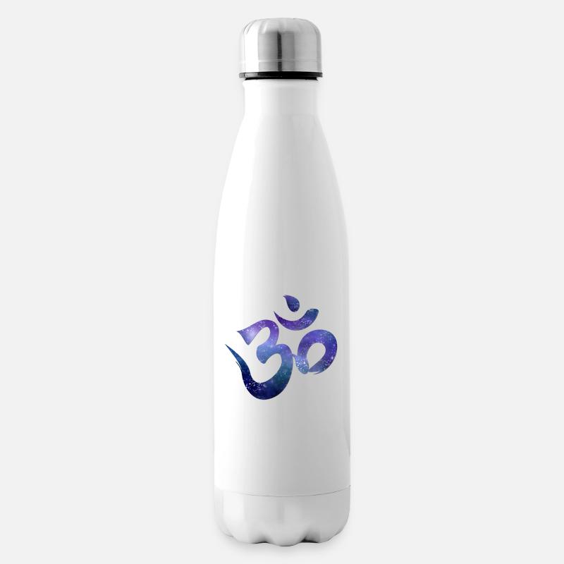 Om Zeichen - Isolierflasche - Weiß