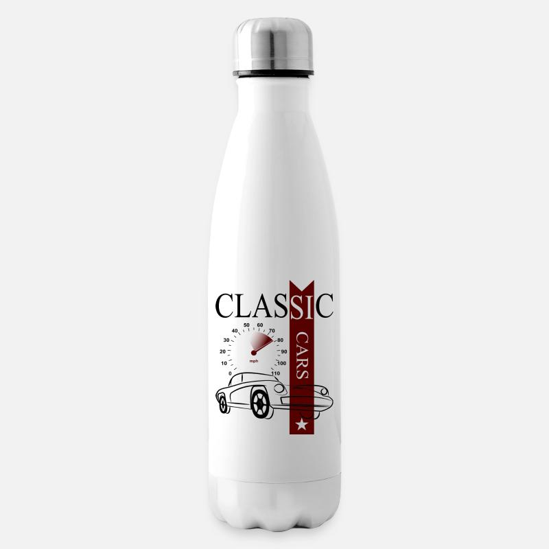 Automobile Classic Cars - Isolierflasche - Weiß