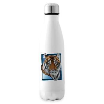 bengalischer Tiger - Isolierflasche - Weiß - Rechts