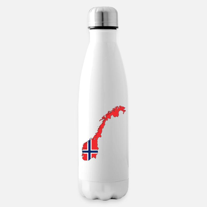 Norvège - Bouteille isotherme - blanc