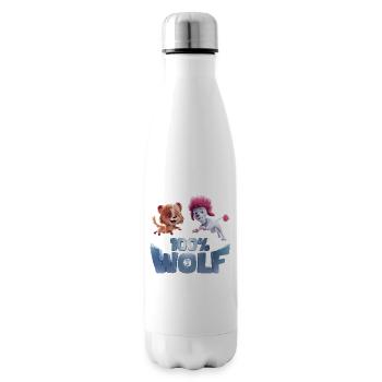 100% Wolf Freddy und Batty - Isolierflasche - Weiß - Rechts
