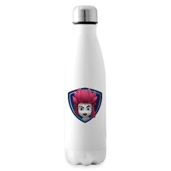 100% Wolf Freddy Portrait - Isolierflasche - Weiß - Rechts