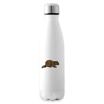 Biber - Isolierflasche - Weiß - Rechts