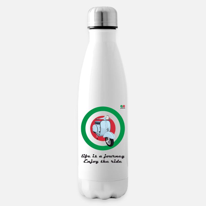 Style italien - Bouteille isotherme - blanc