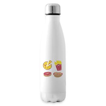 Mon nom de rap est Lil' Hangry - Bouteille isotherme - blanc - Droite