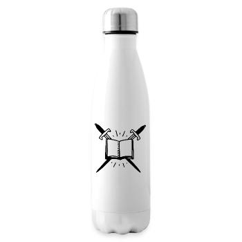 Buch - Isolierflasche - Weiß - Rechts