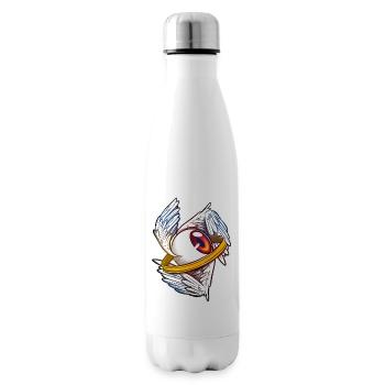 Angel print - Insulated Water Bottle - white - Right