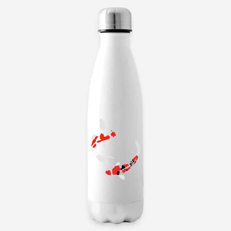 Carpe cage - Bouteille isotherme - blanc