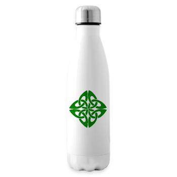 Celtic knot - Insulated Water Bottle - white - Right