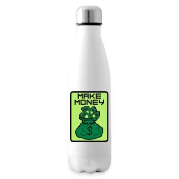Money Maker Shield - Insulated Water Bottle - white - Right