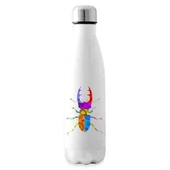 Hirschkäfer - Isolierflasche - Weiß - Rechts