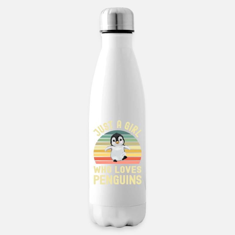 Pinguin Pinguine - Isolierflasche - Weiß