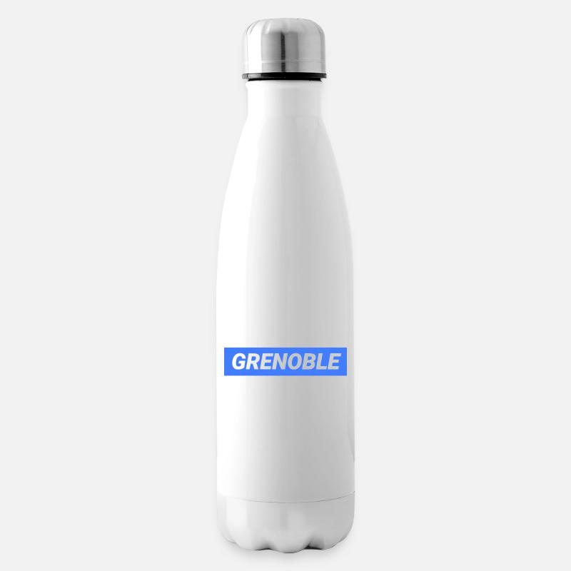 Grenoble Frankreich - Isolierflasche - Weiß