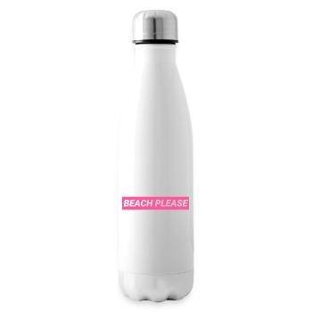 Beach Please - Insulated Water Bottle - white - Right